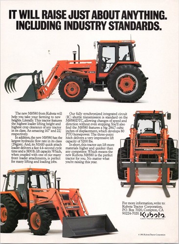 Kubota m8580 tractor m1410 - kubota,
